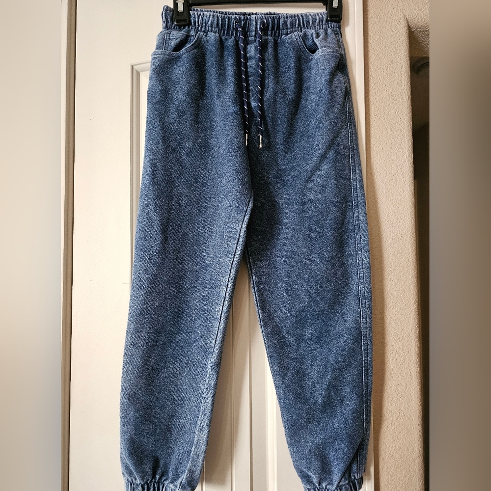 Boys Drawstring Cuffed Sweatpants